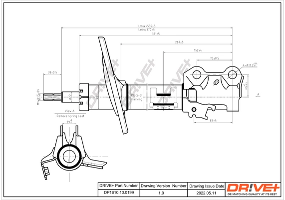 Shock Absorber DP1610.10.0199