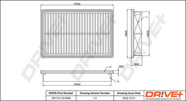 Air Filter DP1110.10.0496