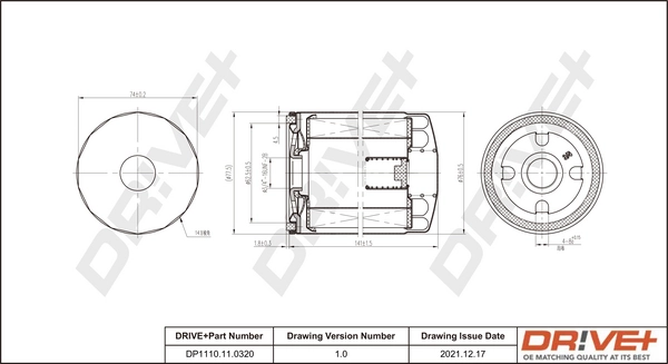 Oil Filter DP1110.11.0320