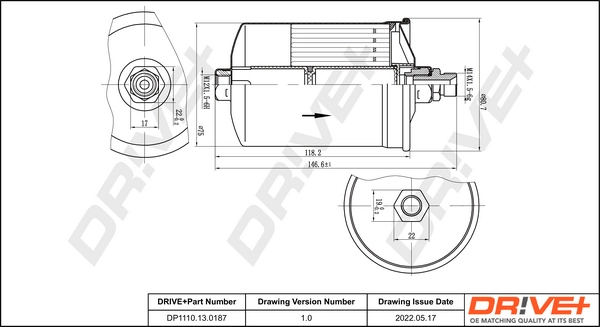 Fuel Filter DP1110.13.0187