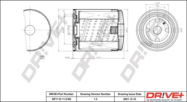 Oil Filter DP1110.11.0165