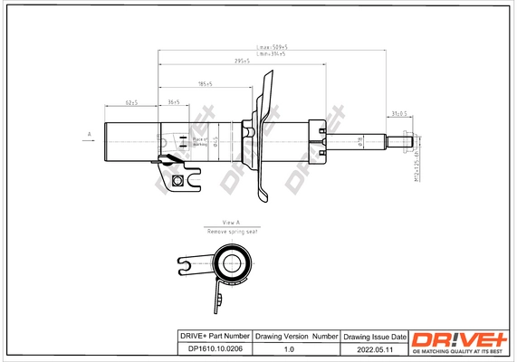 Shock Absorber DP1610.10.0206