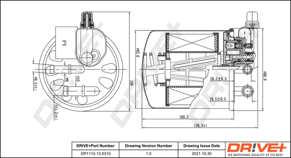 Fuel Filter DP1110.13.0310