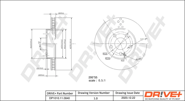 Brake Disc DP1010.11.0840