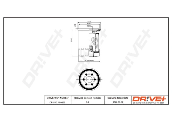 Oil Filter DP1110.11.0339