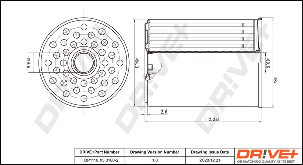 Fuel Filter DP1110.13.0180