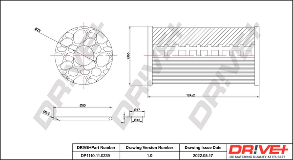 Oil Filter DP1110.11.0239