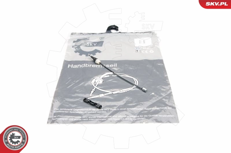 Cable Pull, parking brake 25SKV188