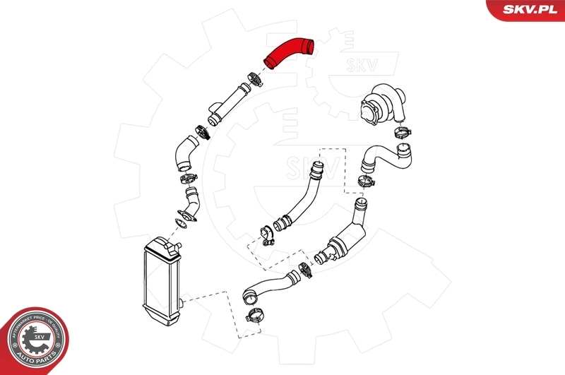 Charge Air Hose 24SKV089