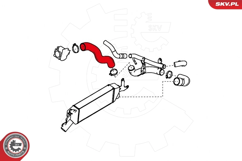 Charge Air Hose 24SKV966