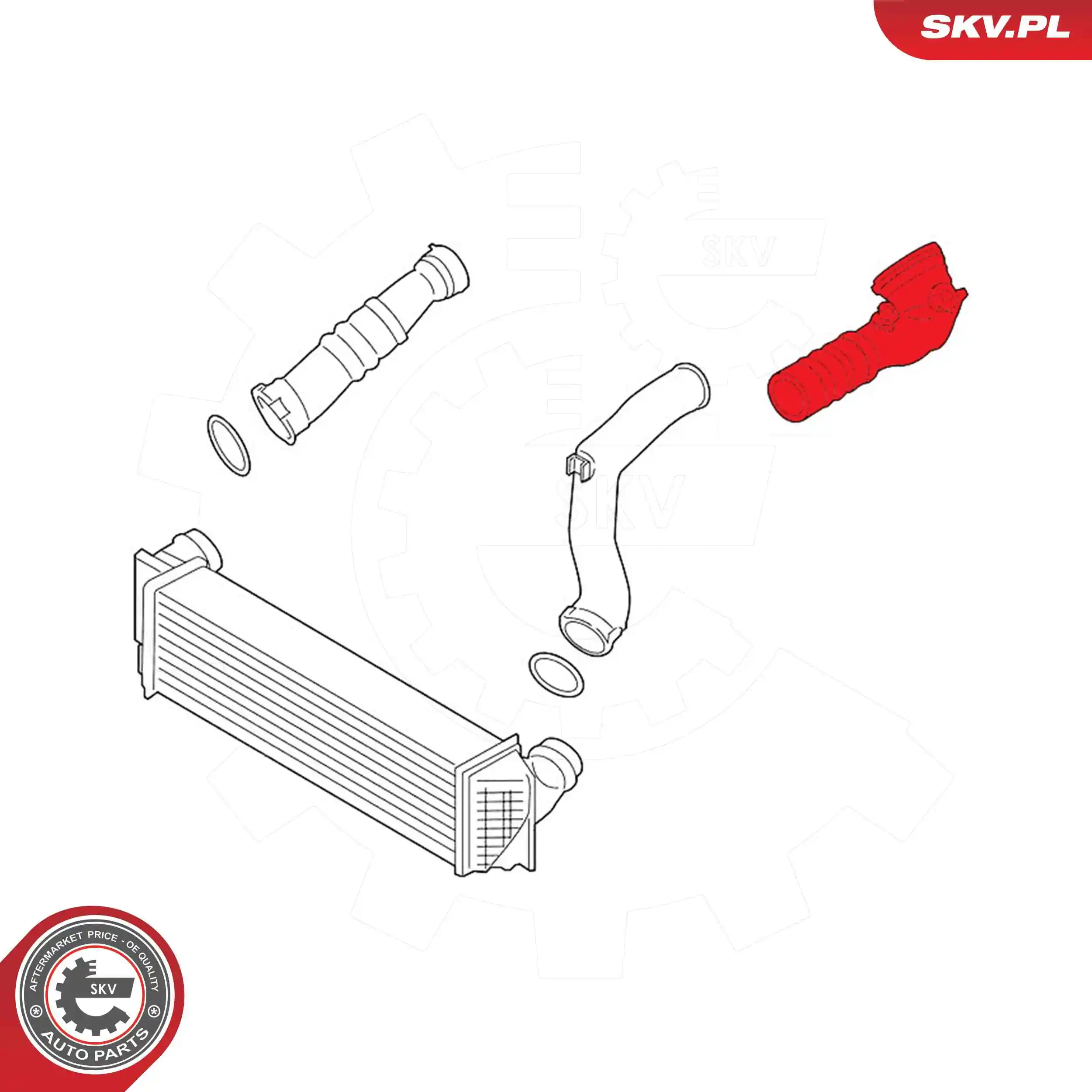 ESEN SKV 54SKV815 Radiator Hose