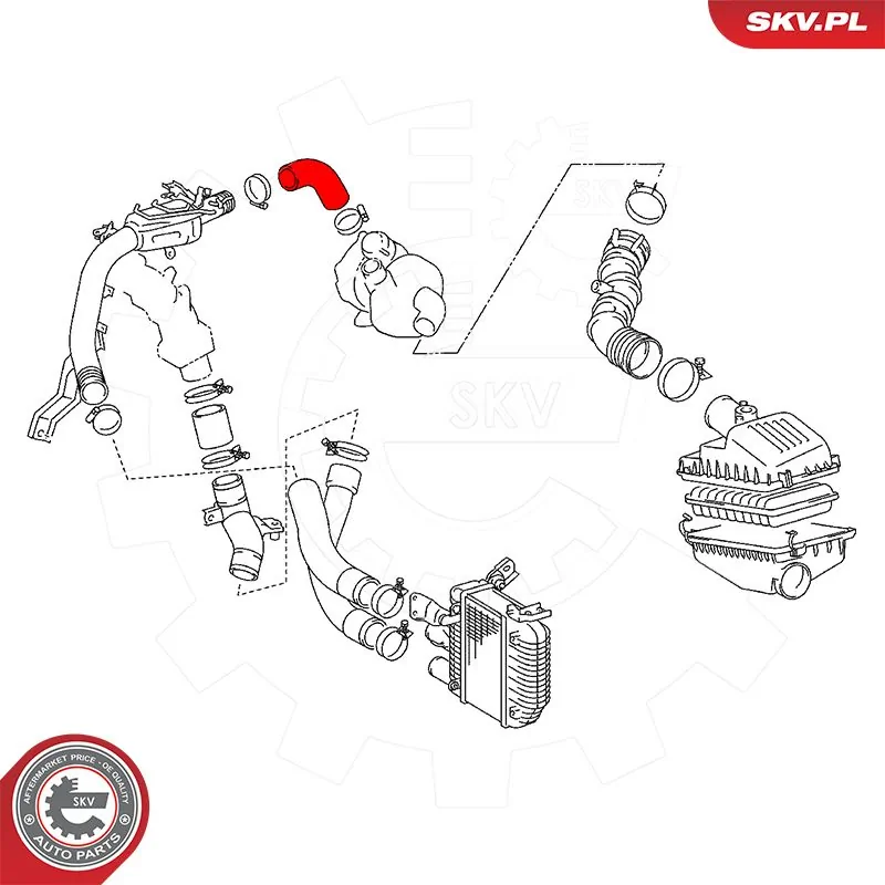 Charge Air Hose 54SKV052
