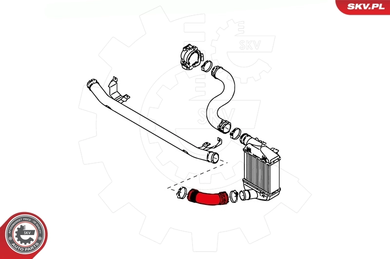 Charge Air Hose 24SKV180