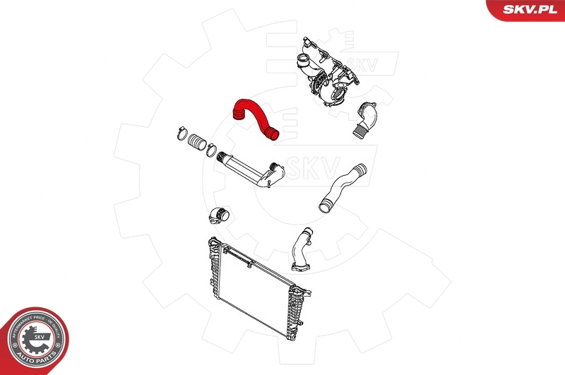 Charge Air Hose 24SKV830