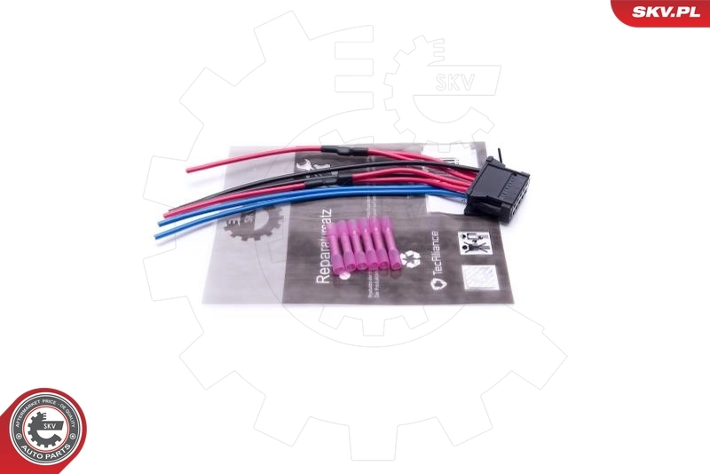 Cable Repair Set, interior heating fan, (eng. preheat sys.) 53SKV102