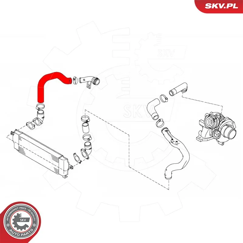 Charge Air Hose 54SKV026