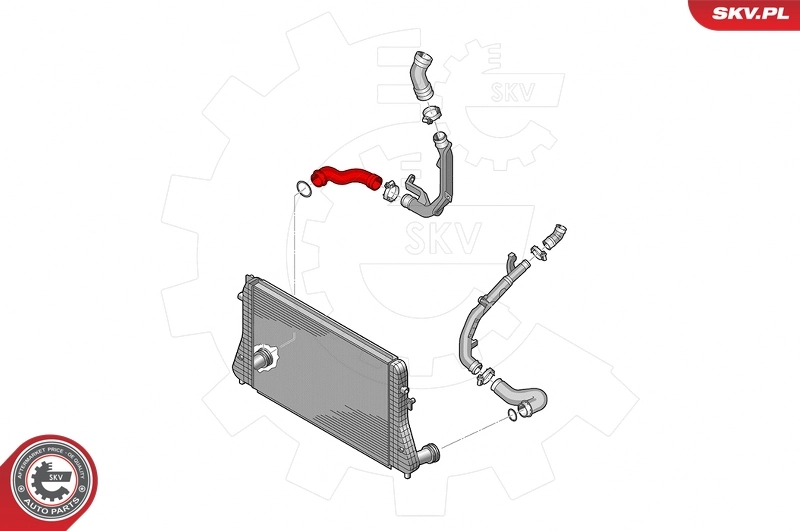 ESEN SKV 43SKV389 Charge Air Hose
