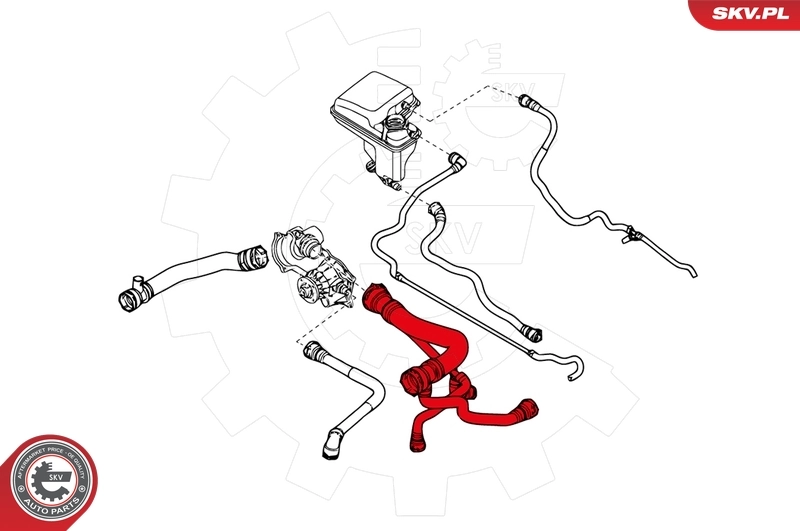 ESEN SKV 24SKV271 Radiator Hose