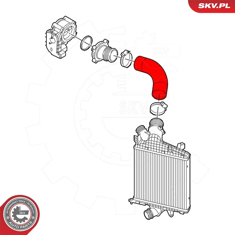 ESEN SKV 43SKV490 Charge Air Hose