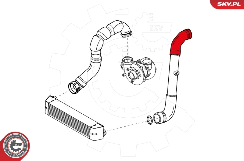 Charge Air Hose 24SKV140