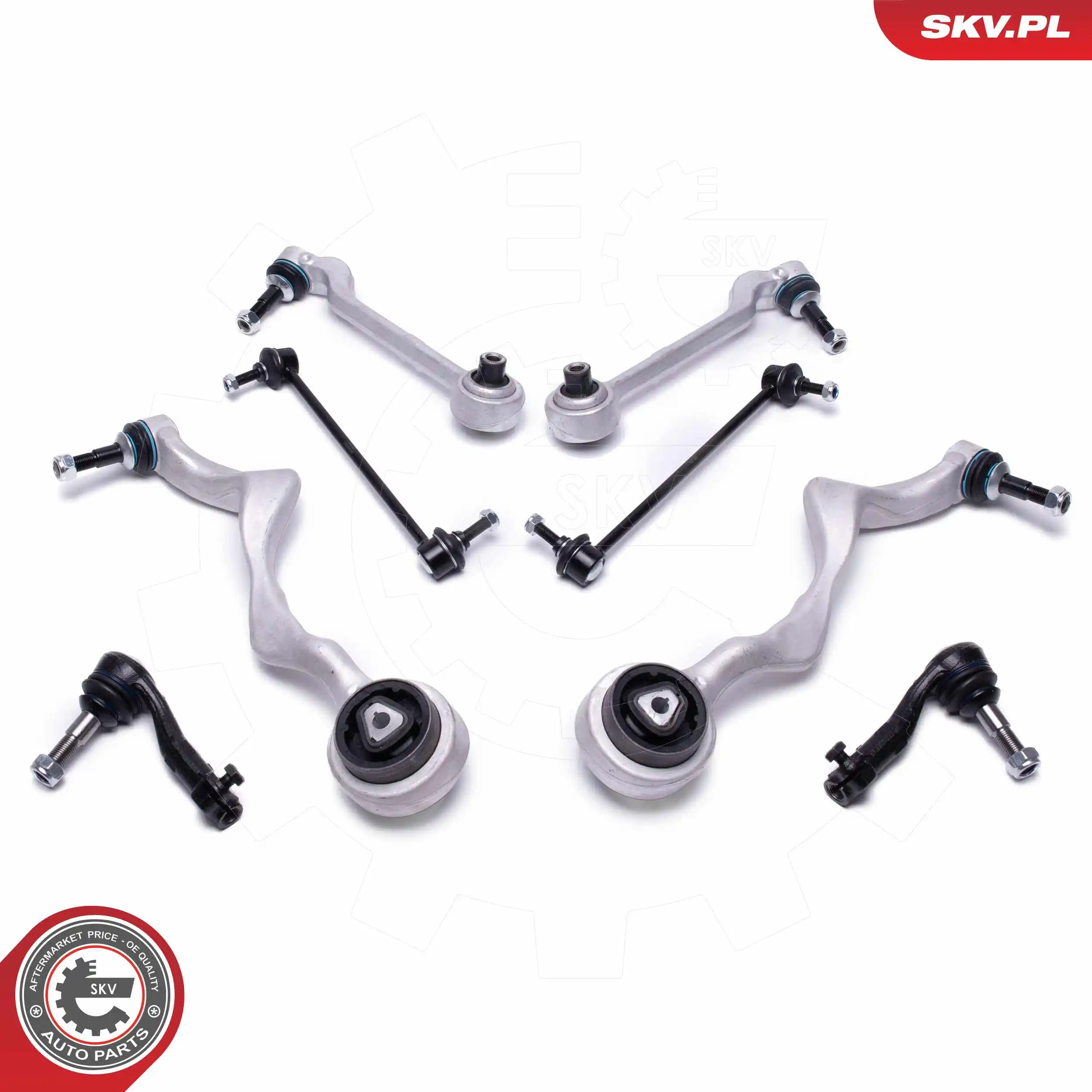 Control/Trailing Arm Kit, wheel suspension 04SKV890