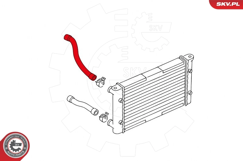 ESEN SKV 24SKV361 Radiator Hose