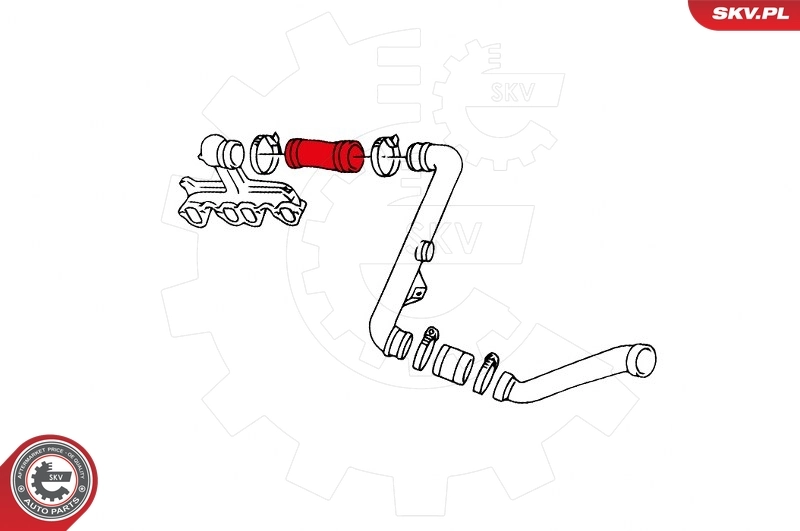Charge Air Hose 43SKV015