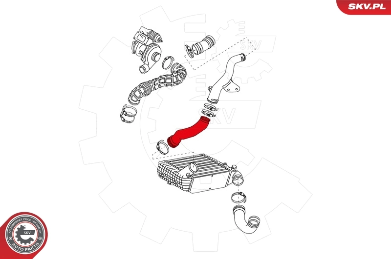 Charge Air Hose 24SKV078