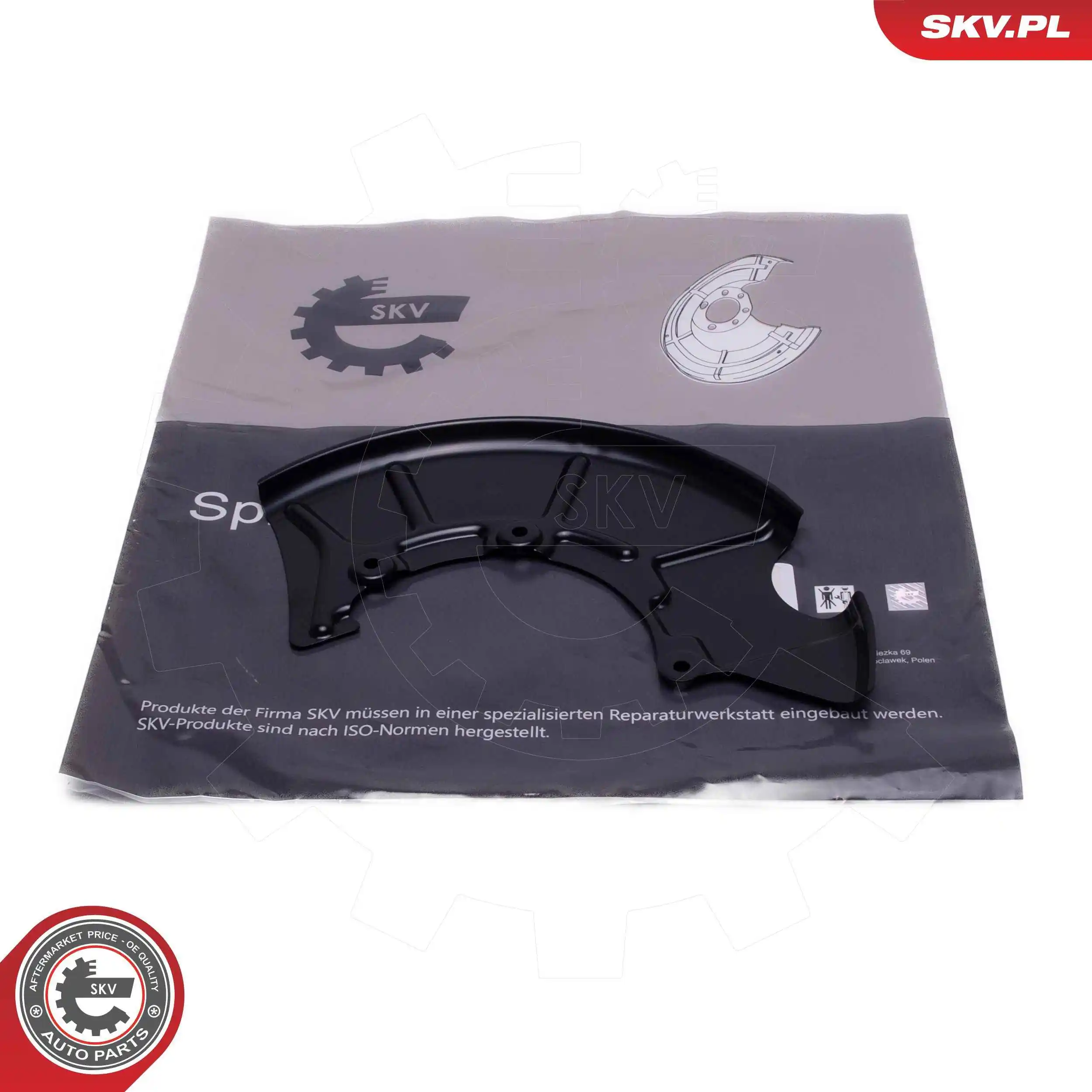 Splash Guard, brake disc 57SKV229