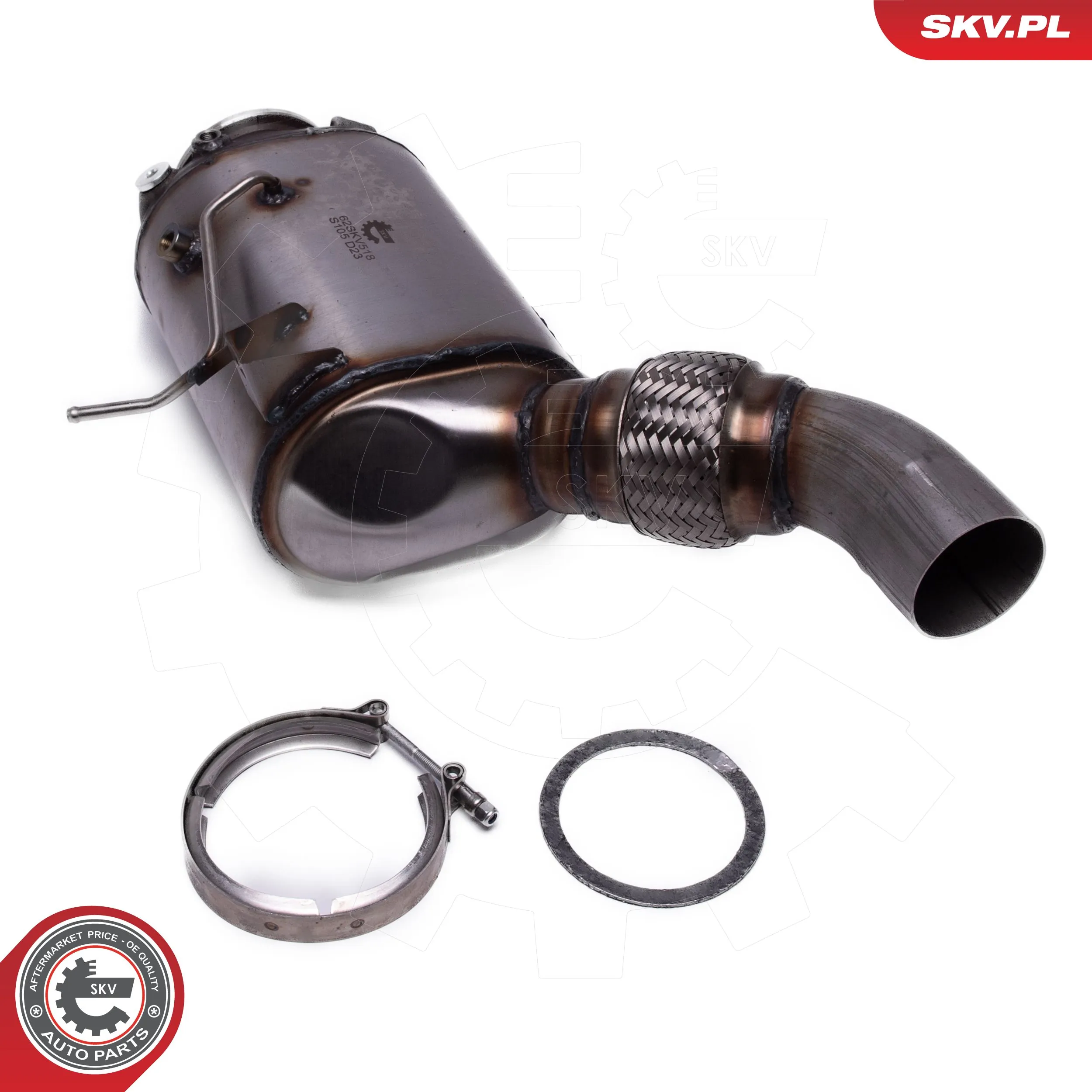 Soot/Particulate Filter, exhaust system 62SKV518