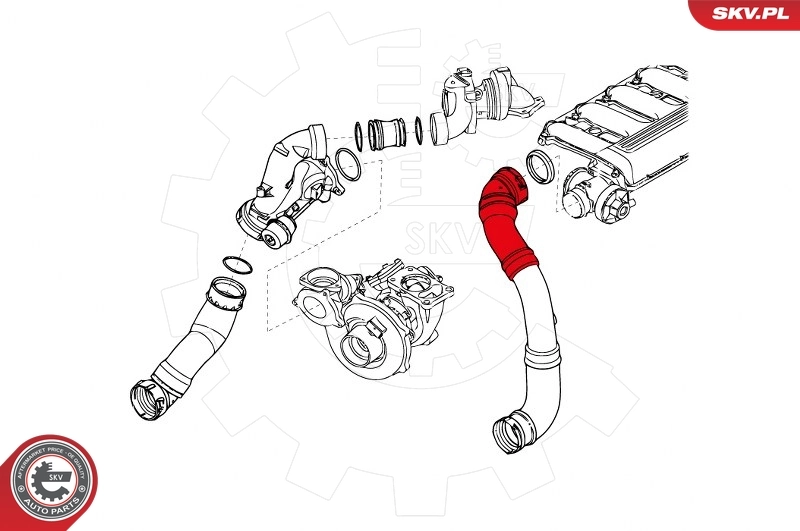 Charge Air Hose 24SKV722