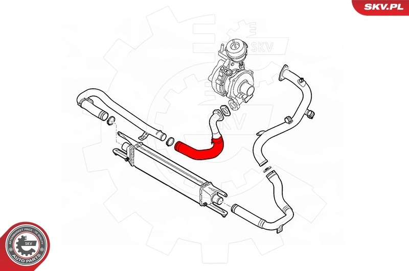 ESEN SKV 24SKV566 Charge Air Hose