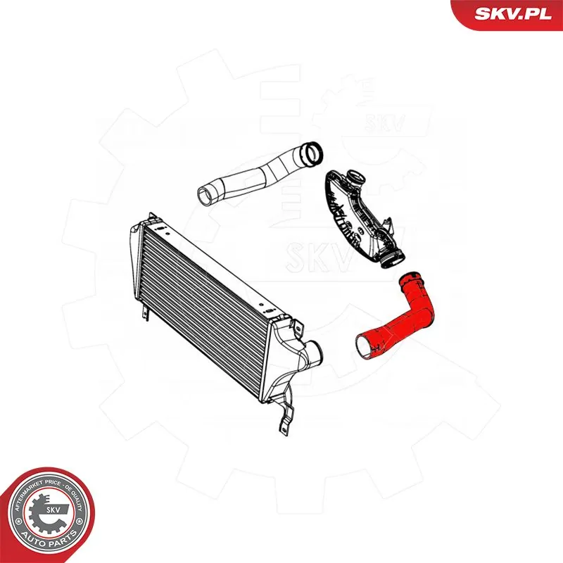 ESEN SKV 54SKV086 Charge Air Hose
