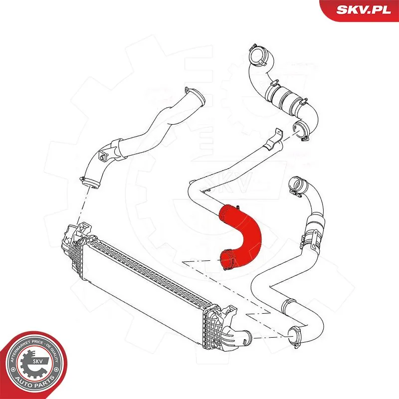 ESEN SKV 54SKV017 Charge Air Hose