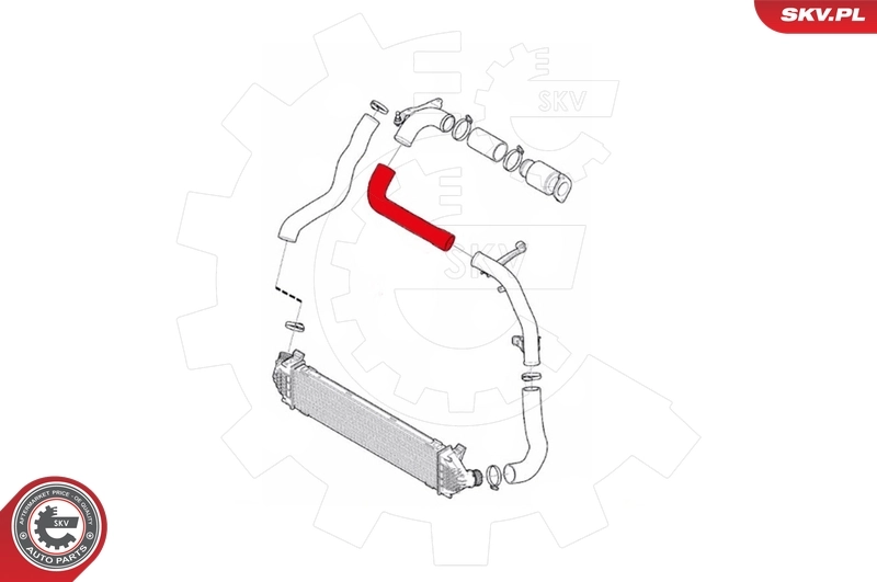 ESEN SKV 43SKV063 Charge Air Hose