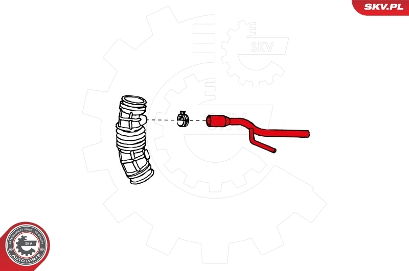 ESEN SKV 24SKV207 Charge Air Hose