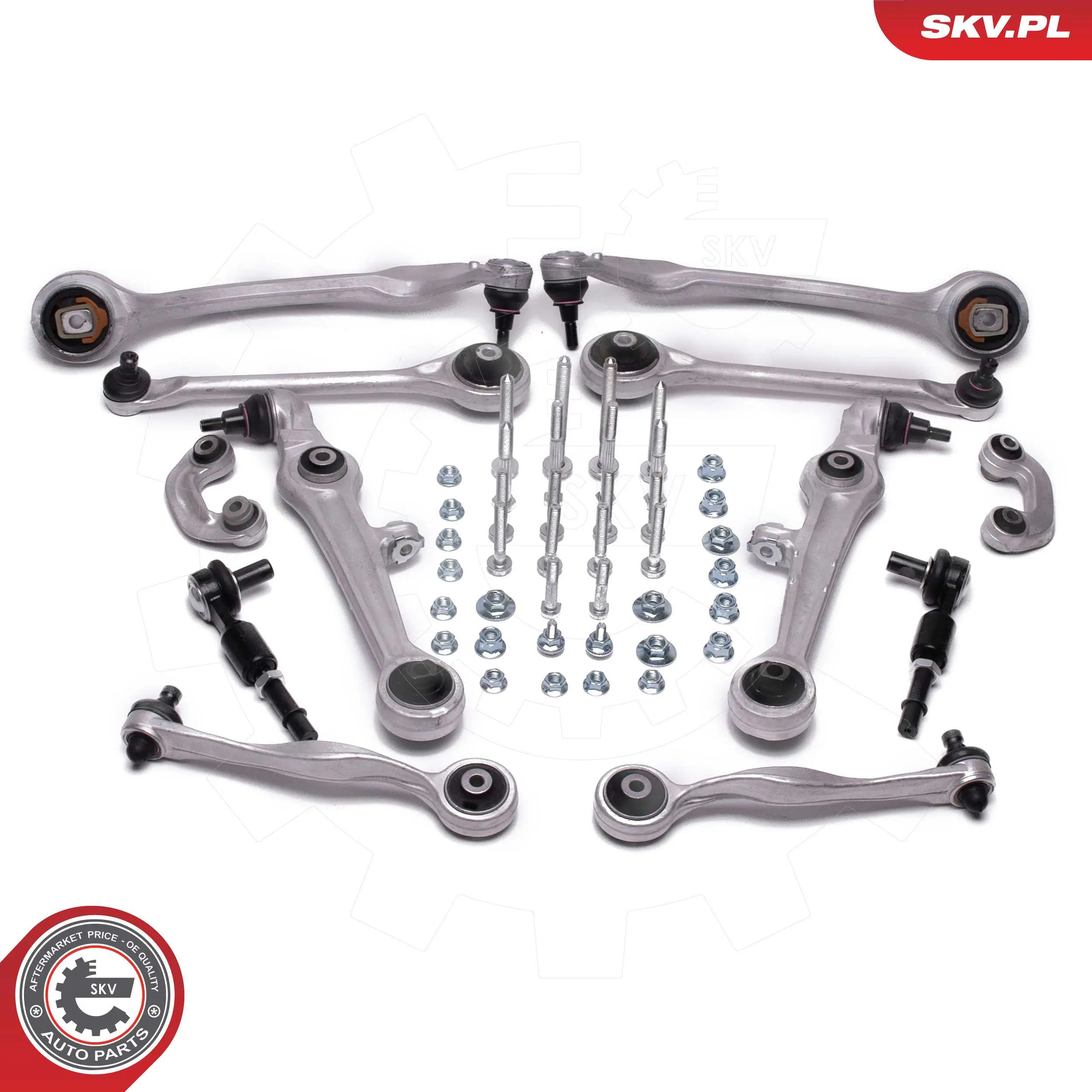 Control/Trailing Arm Kit, wheel suspension 04SKV860