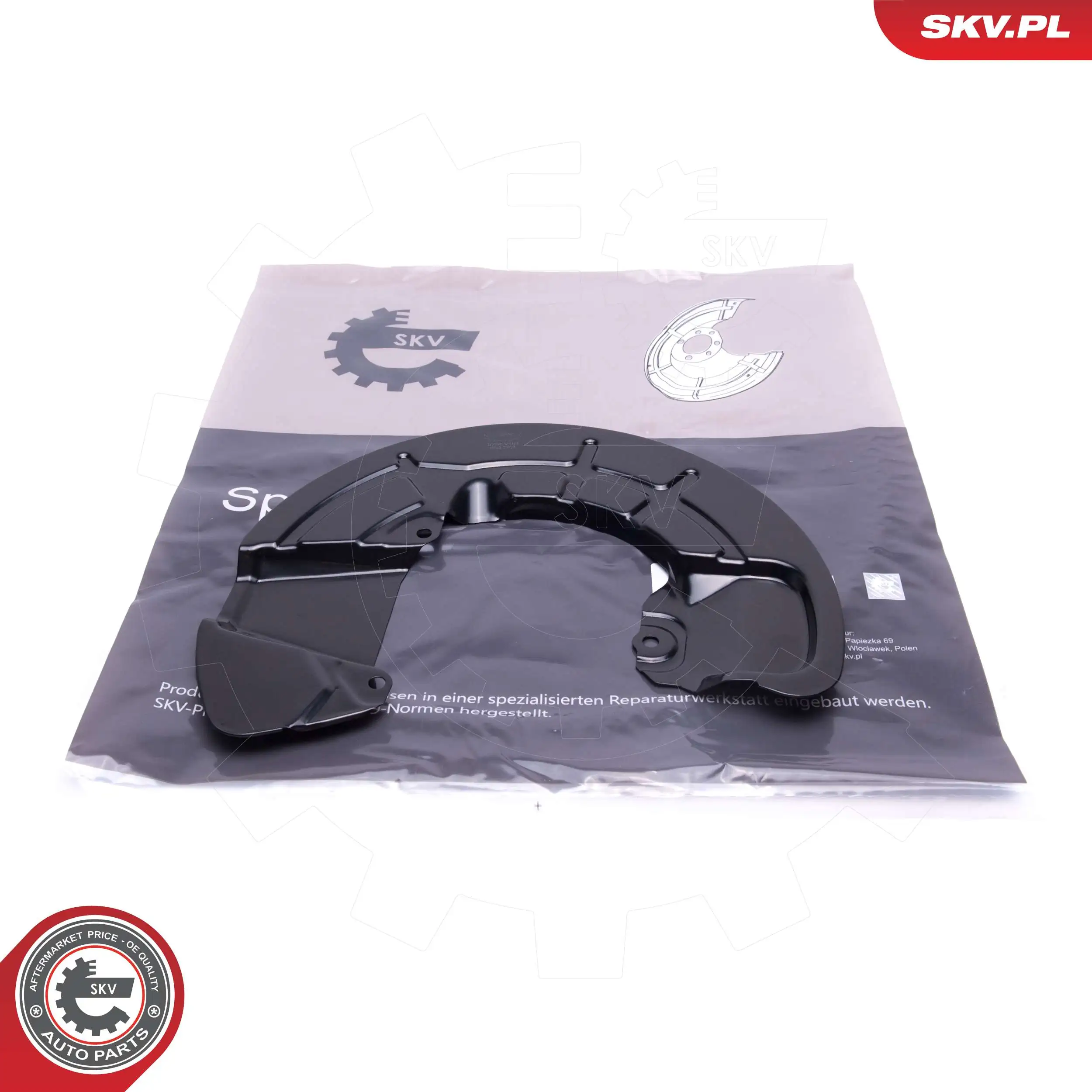 Splash Guard, brake disc 57SKV180