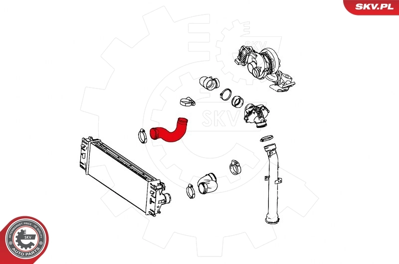 Charge Air Hose 24SKV672