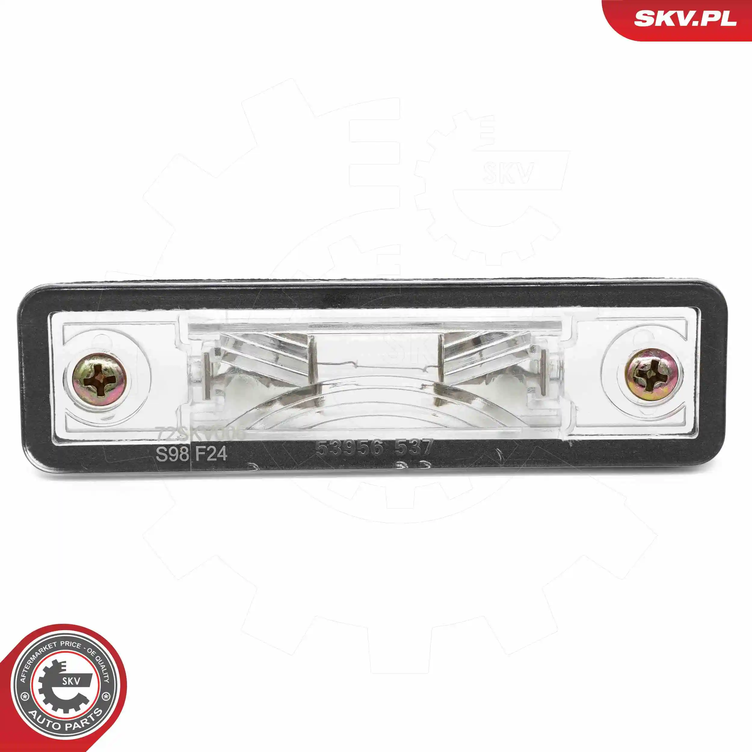 Licence Plate Light 72SKV006