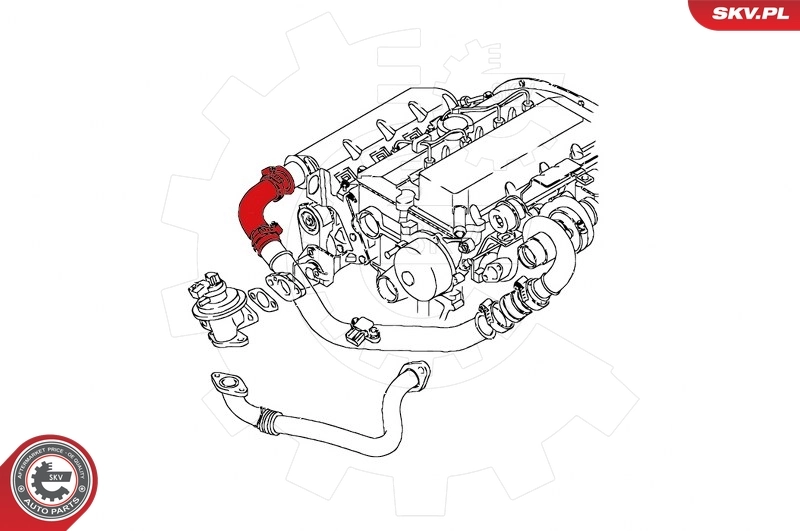 Charge Air Hose 24SKV805
