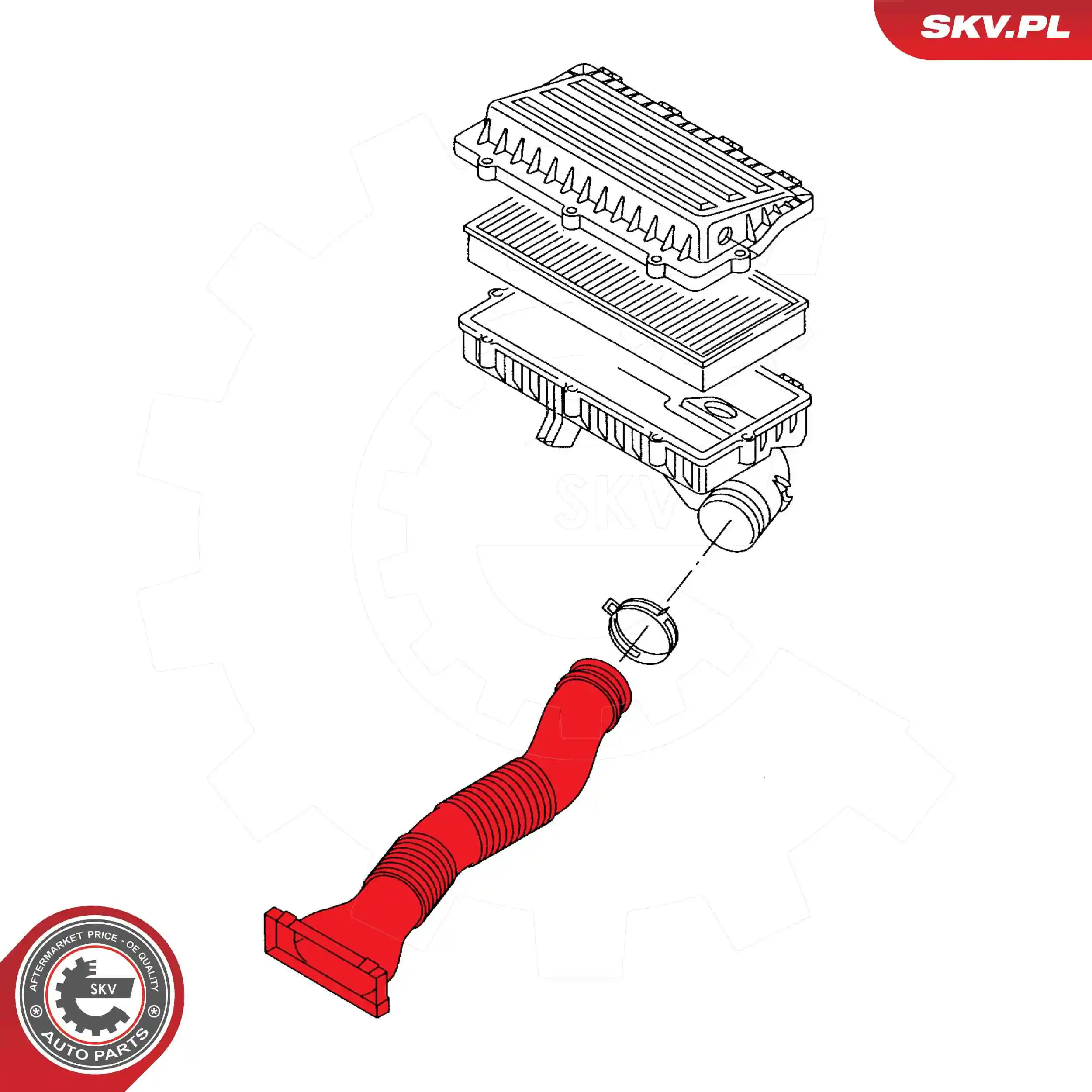 ESEN SKV 54SKV803 Radiator Hose