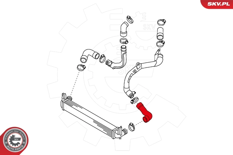 ESEN SKV 24SKV188 Charge Air Hose