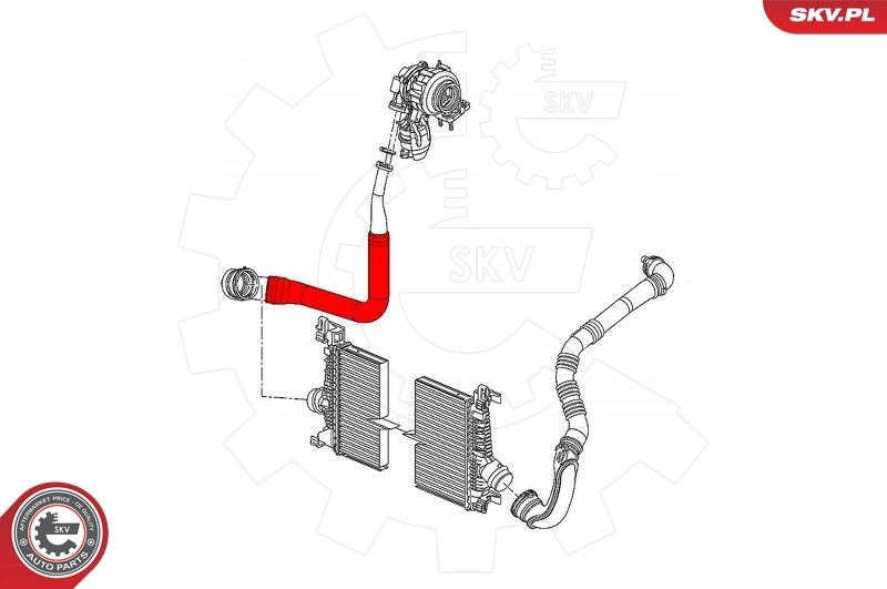 Charge Air Hose 43SKV262