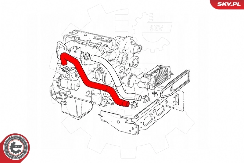 ESEN SKV 43SKV352 Charge Air Hose