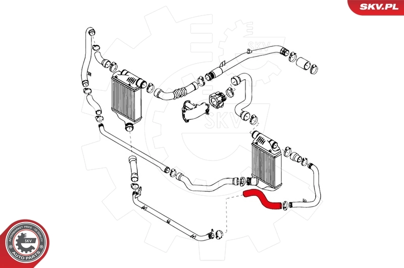Charge Air Hose 24SKV082