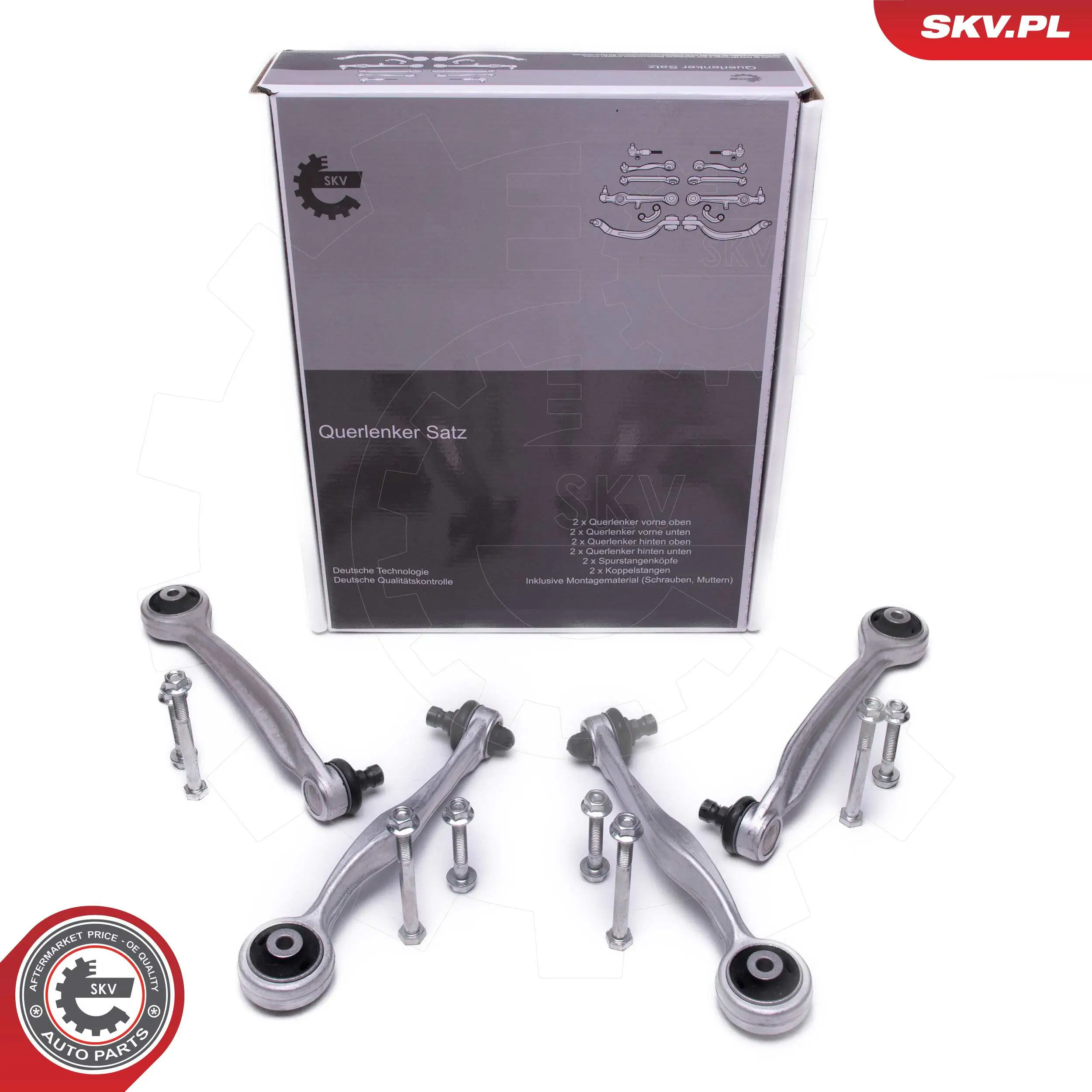 Control/Trailing Arm Kit, wheel suspension 04SKV770
