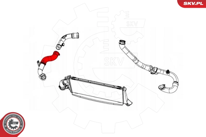 Charge Air Hose 43SKV204