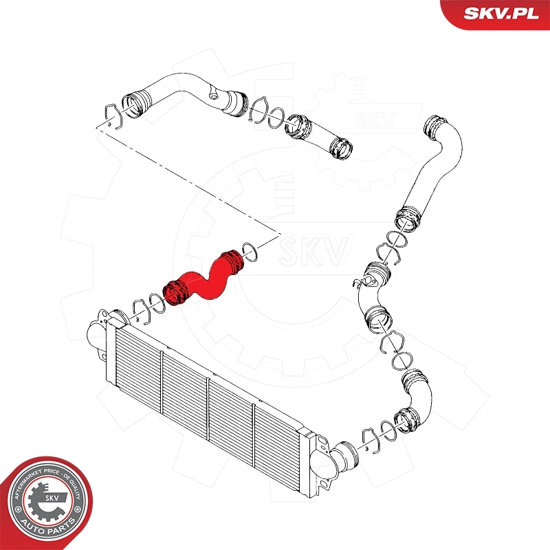 ESEN SKV 24SKV457 Intake Hose, air filter