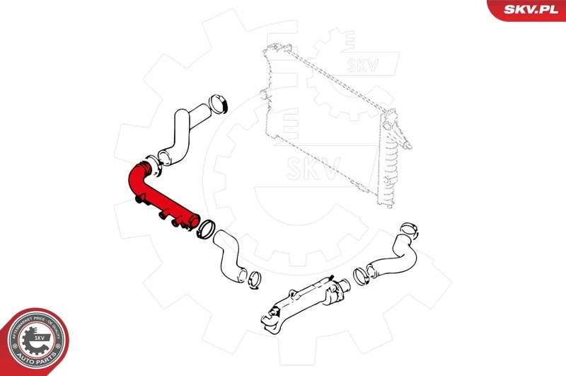 Radiator Hose 24SKV284